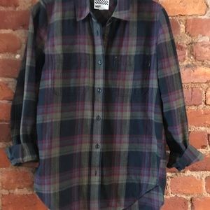 Vans button up size small